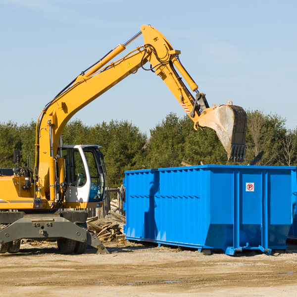 are there any restrictions on where a residential dumpster can be placed in Newtonville